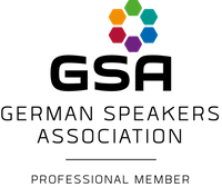 Logo der German Speaker Association